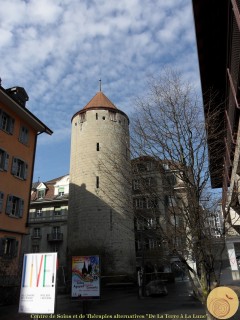 La Tour au nord de la rue de la Tour, à Lausanne
