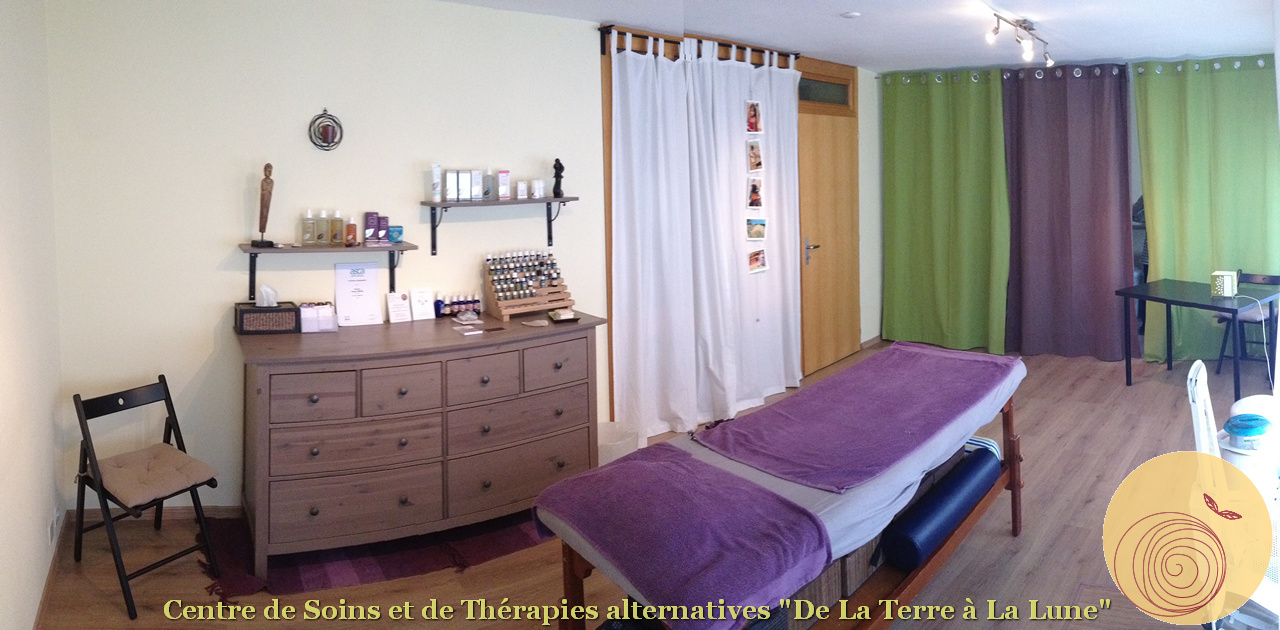 Local de soins du Centre de Soins et de Thérapies alternatives Anama à Lausanne