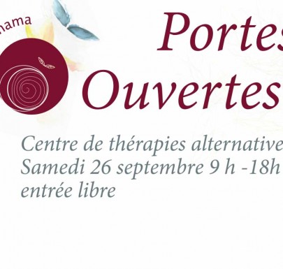Soins gratuits et Ateliers à l'occasion des Portes Ouvertes du Centre de thérapies alternatives le 26 septembre 2015 à Lausanne