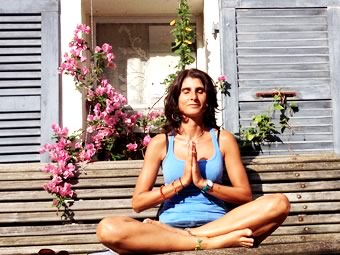 La prof de Hatha Yoga Irène Fresu à Lausanne