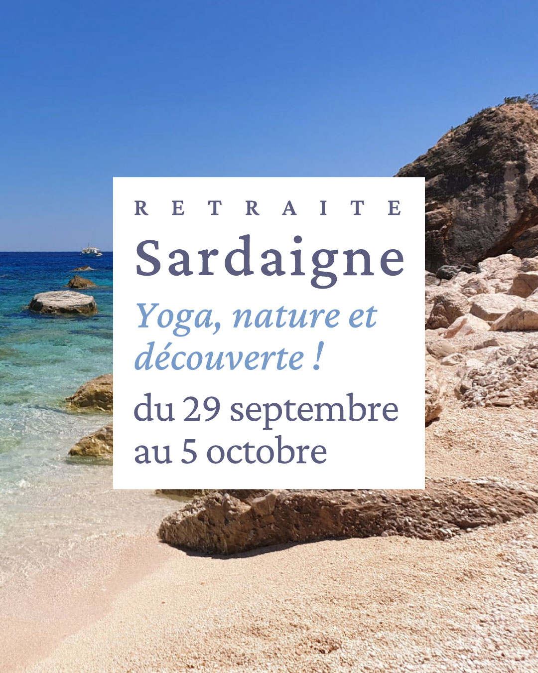 Retraite en Sardaigne